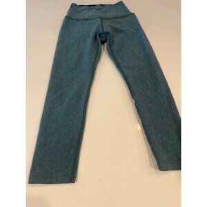 Beyond Yoga XS High-Waisted Blue Heather Leggings Made In The USA